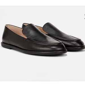 VINCE Women Sloan Black Leather Loafer Size 10